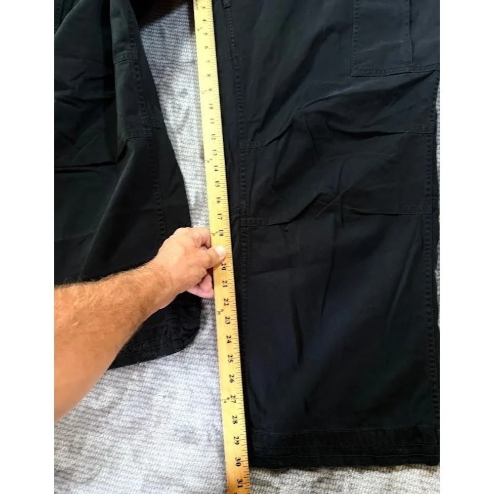 Polo Ralph Lauren Mens Big & Tall Cargo Pants Black Cotton 44x30 NWT